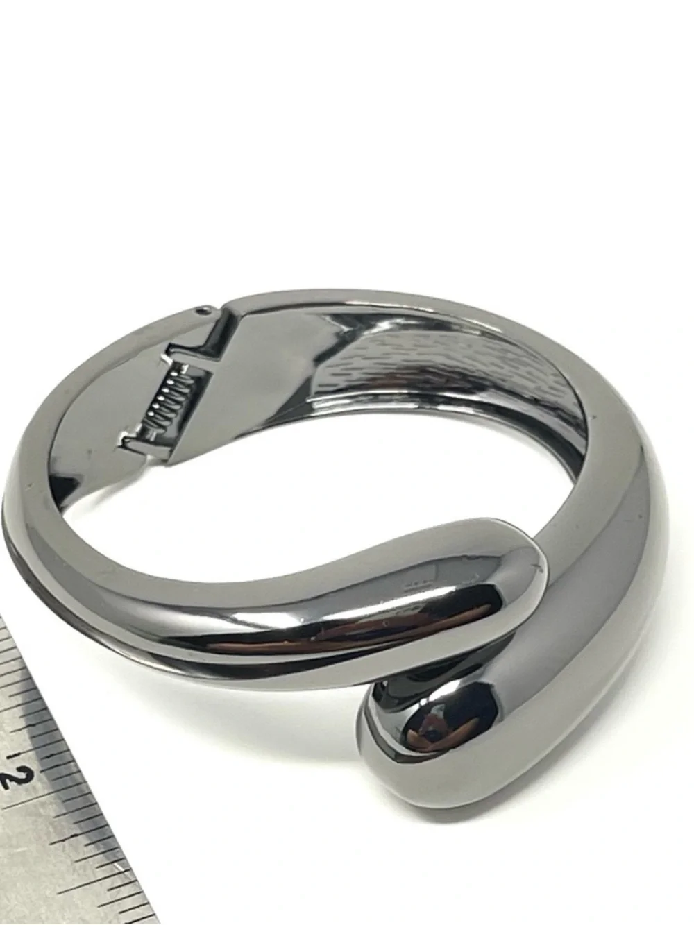New Anthropologie Gunmetal Hinge Bracelet
